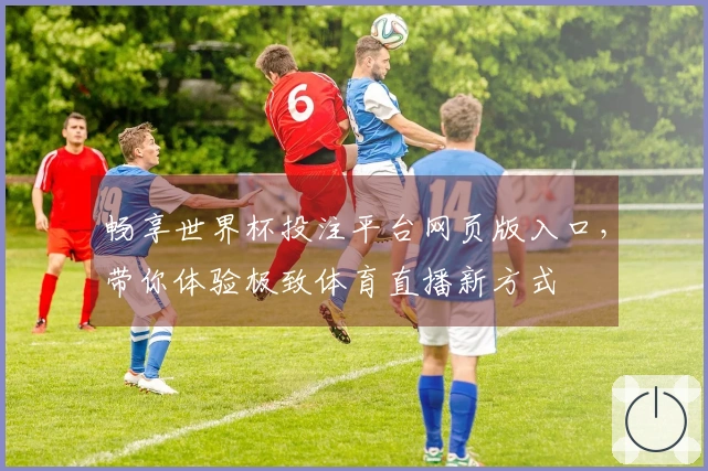 畅享世界杯投注平台网页版入口，带你体验极致体育直播新方式
